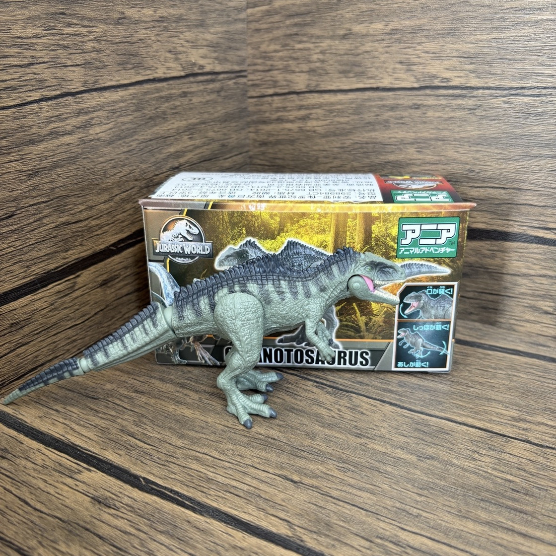 正版TOMY多美卡安利亚侏罗纪世界狂暴龙巨兽龙仿真恐龙玩具套装