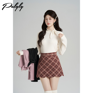 限时129元 上衣气质修身 两件 内搭针织衫 显瘦打底衫 Palglg法式