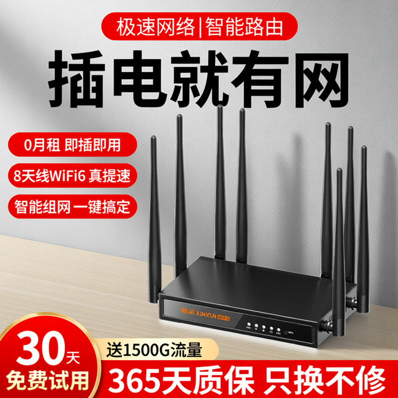 新讯无线路由器宽带免拉线移动上网随身wifi2026年新款家用出租房宿舍免插卡cpe便携网络无限速流量全国通用
