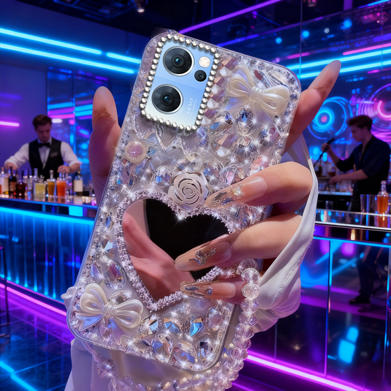 高端奢华镶钻手机壳，不掉钻，不发黄