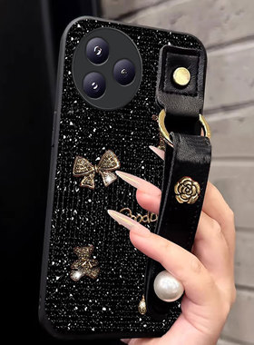 2026马年红色新款腕带适用小米Civi5Pro手机壳高级感6X新品3带支架15s硅胶14网红14名媛11青春版软2秋冬