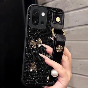 2026马年红色新款腕带适用oneplus一加13T手机壳秋冬Pro高级感11网红12喜庆13软5至尊版保护套15春节9R名媛