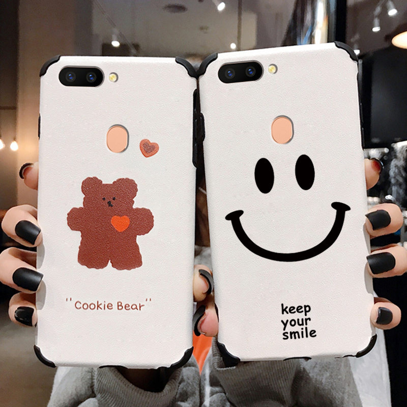 白底蚕丝纹适用oppor15手机壳女硅胶磨砂软壳r15梦境版/标准版全包防