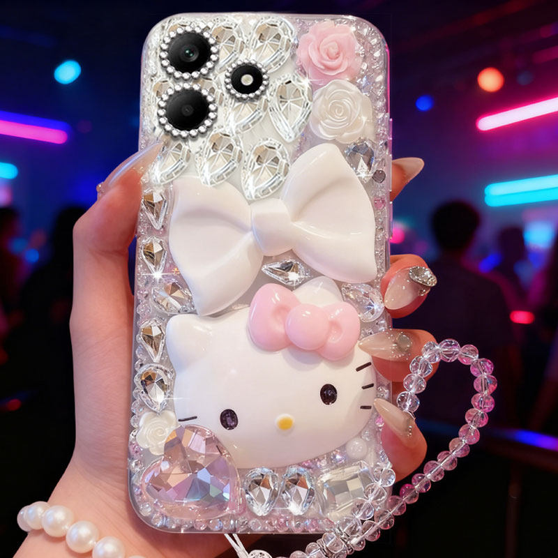 高端奢华镶钻手机壳，不掉钻，不发黄