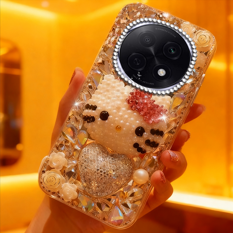 高端奢华镶钻手机壳，不掉钻，不发黄