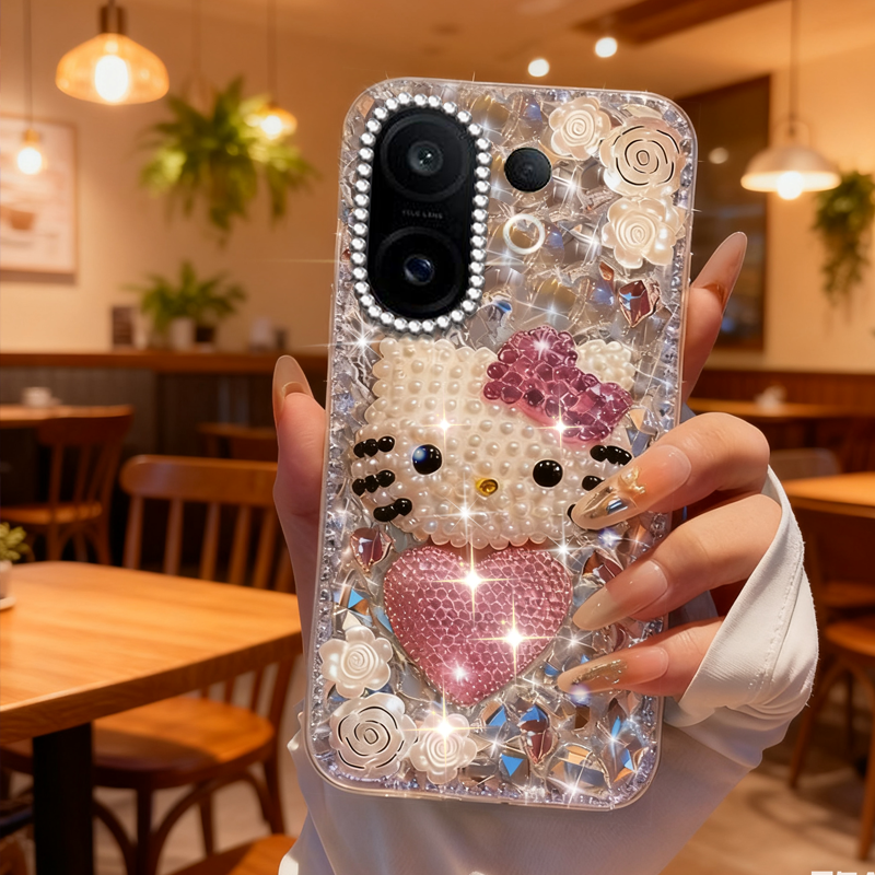 高端奢华镶钻手机壳，不掉钻，不发黄
