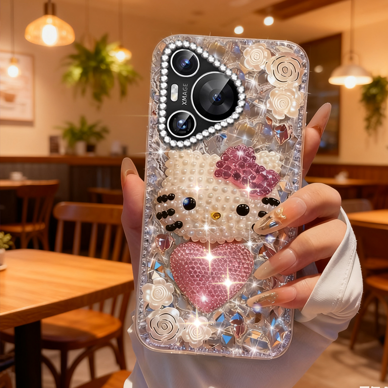 高端奢华镶钻手机壳，不掉钻，不发黄