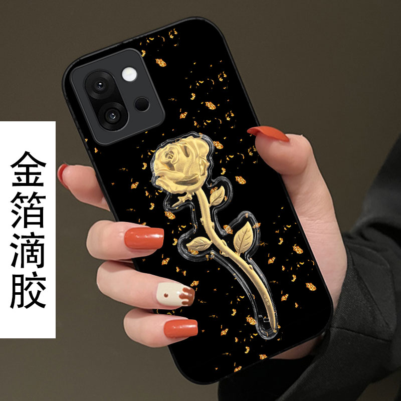 马年新款2026春节，金箔滴胶，不掉色