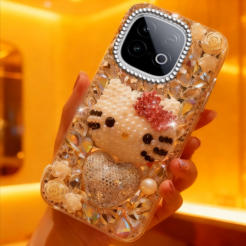 高端奢华镶钻手机壳，不掉钻，不发黄