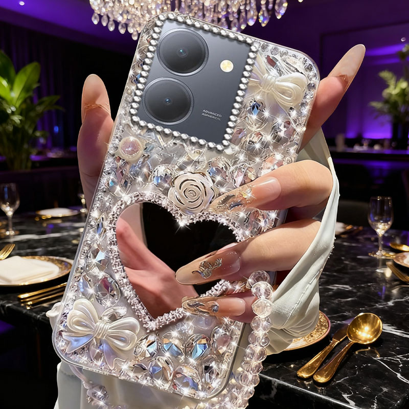 高端奢华镶钻手机壳，不掉钻，不发黄