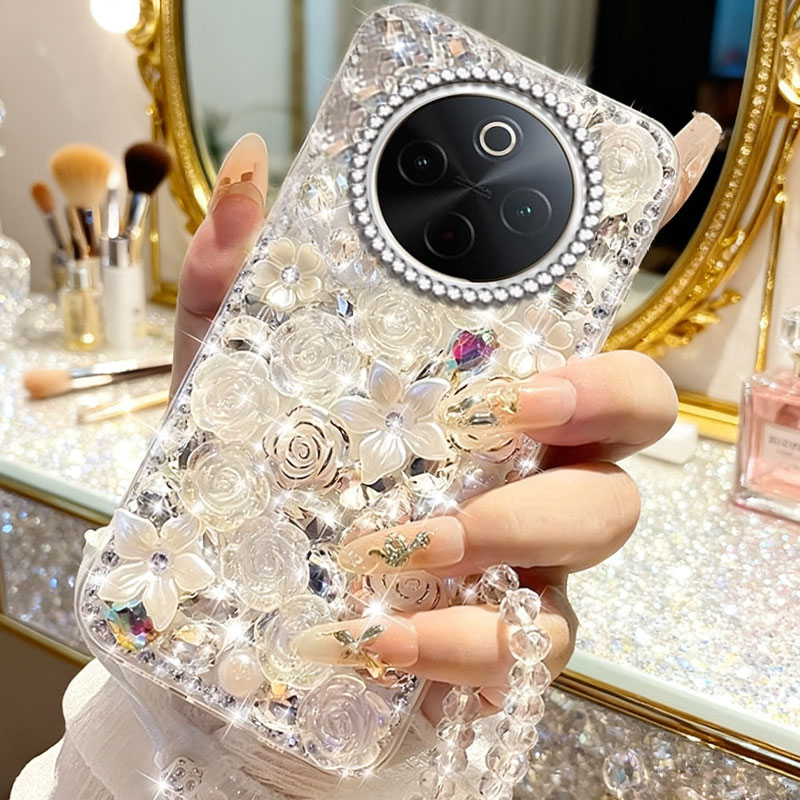 高端奢华镶钻手机壳，不掉钻，不发黄