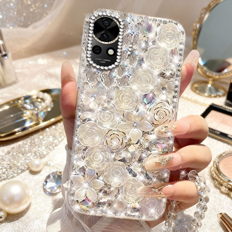 高端奢华镶钻手机壳，不掉钻，不发黄