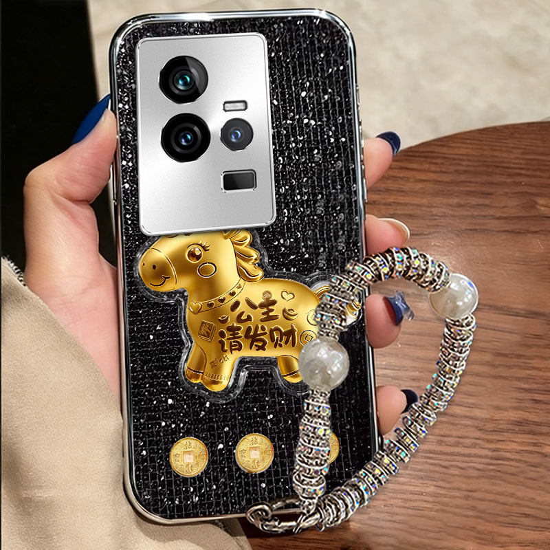 高级电镀光闪皮，全包防摔耐用，不掉色