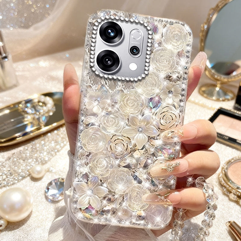 高端奢华镶钻手机壳，不掉钻，不发黄