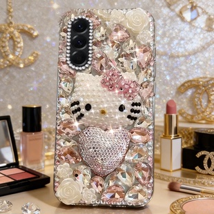 A53 5G手机壳卡通S24Plus满钻S26Ultra新品 5G高级感A32 4G爆款 5G带钻S21FE网红 春秋爆款 A34 闪钻适用三星A56