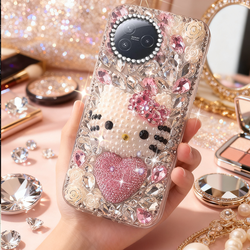 高端奢华镶钻手机壳，不掉钻，不发黄