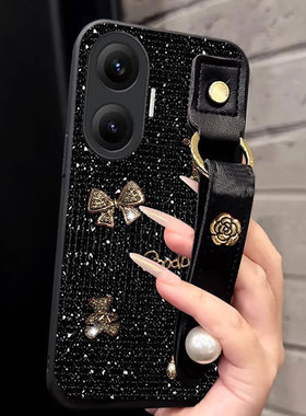 2026马年红色新款腕带适用Redmi红米Turbo4Pro手机壳冬天cc9e高级感14硅胶9SE软12+秋冬15喜庆13 新品12