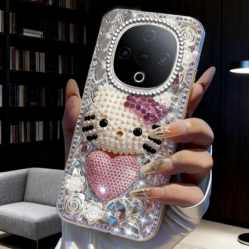 高端奢华镶钻手机壳，不掉钻，不发黄