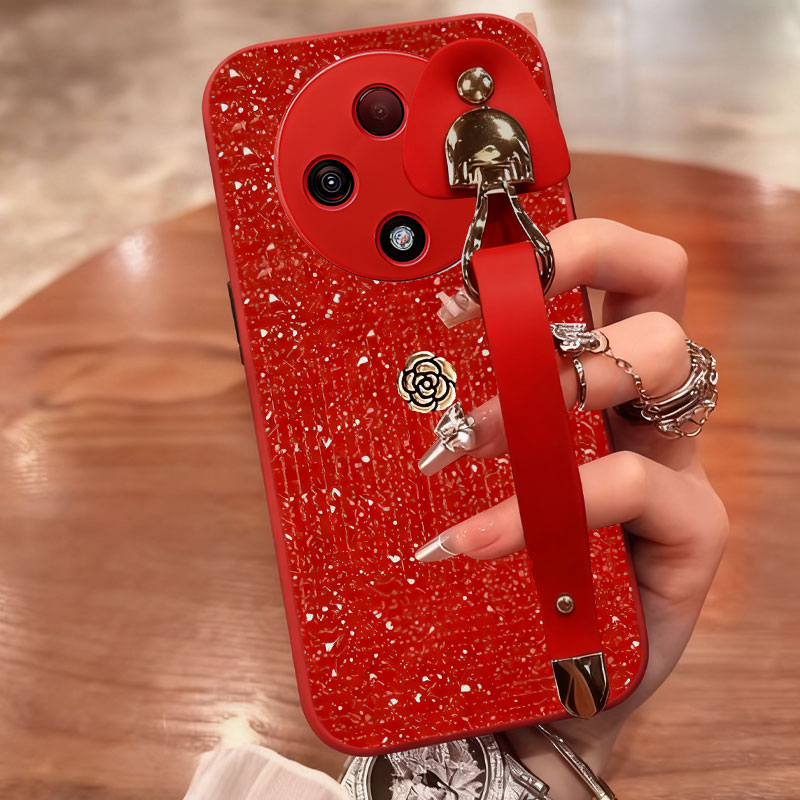 2026新款，磨砂光闪皮，带腕带更方便