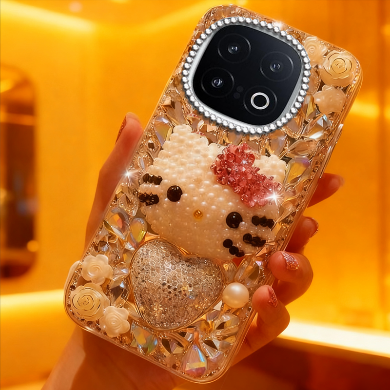 高端奢华镶钻手机壳，不掉钻，不发黄