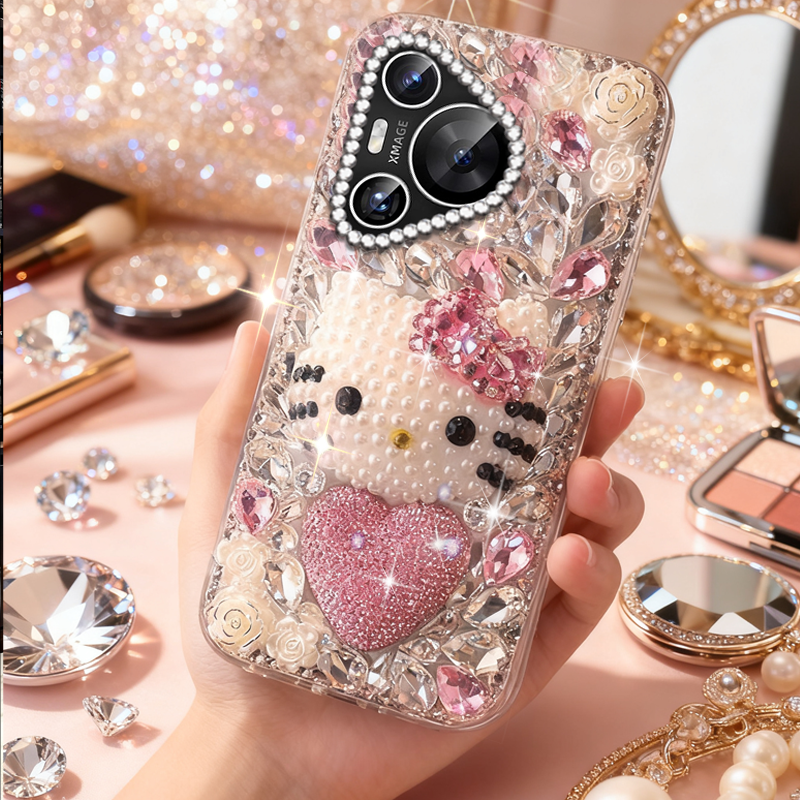 高端奢华镶钻手机壳，不掉钻，不发黄