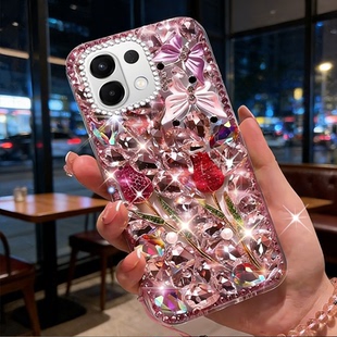 奢华闪钻爆款适用OPPOk13手机壳防摔A3i满钻k12s新款K10x新品K9S满钻A57 网红A55 高级感A1x/2026年k12小众A6