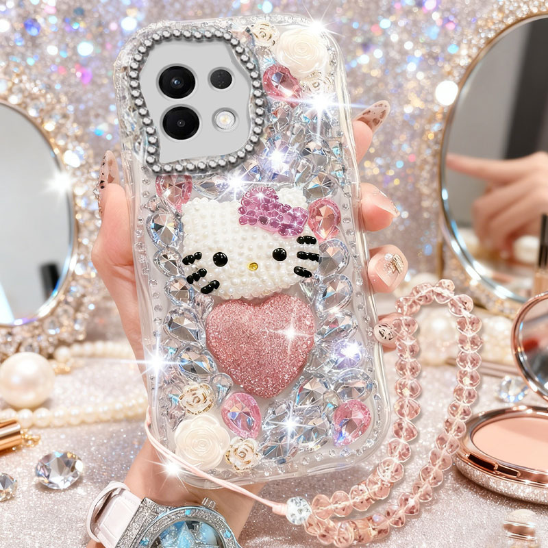 透明高级镶钻，仙女必备，不掉钻，不发黄