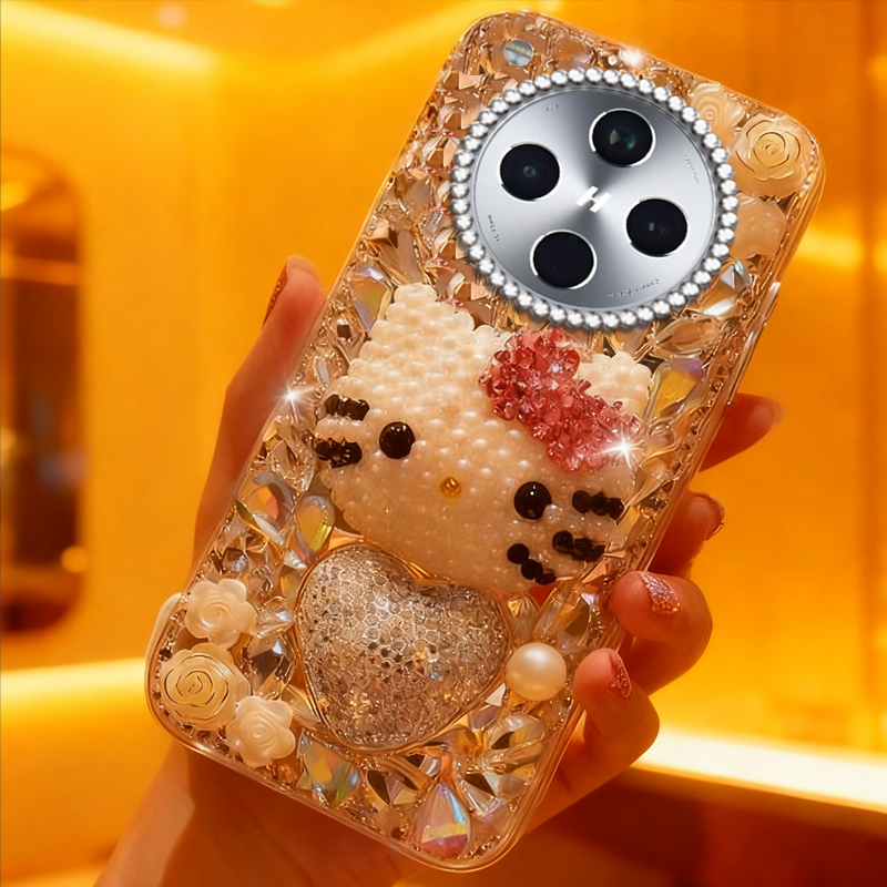 高端奢华镶钻手机壳，不掉钻，不发黄