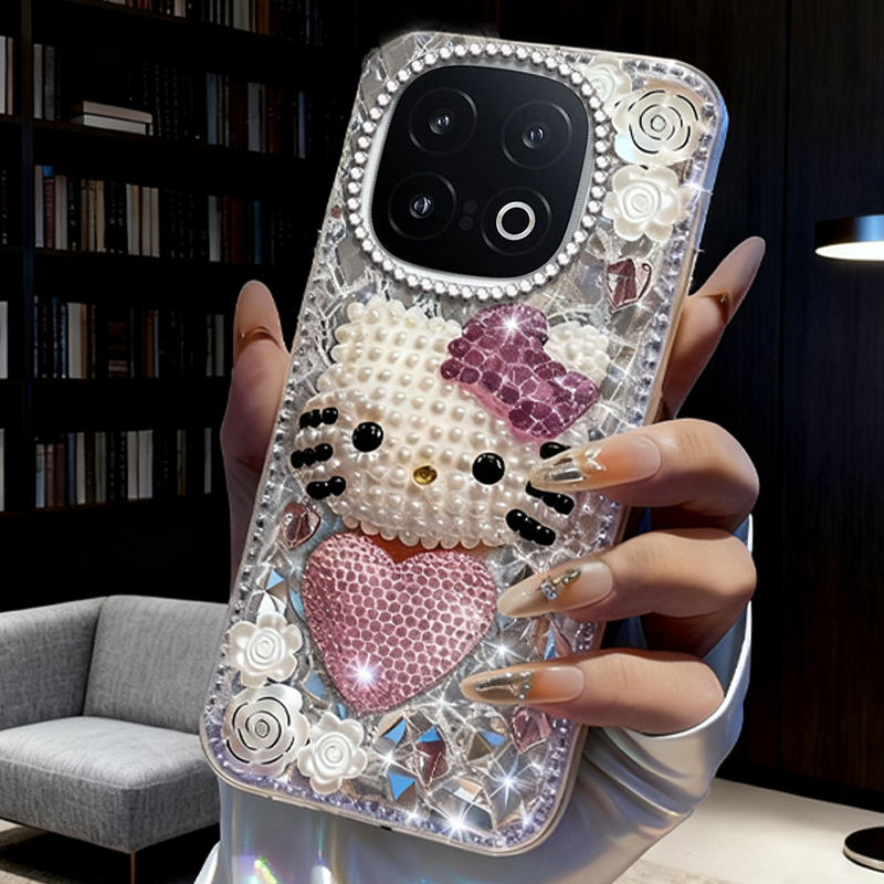 高端奢华镶钻手机壳，不掉钻，不发黄