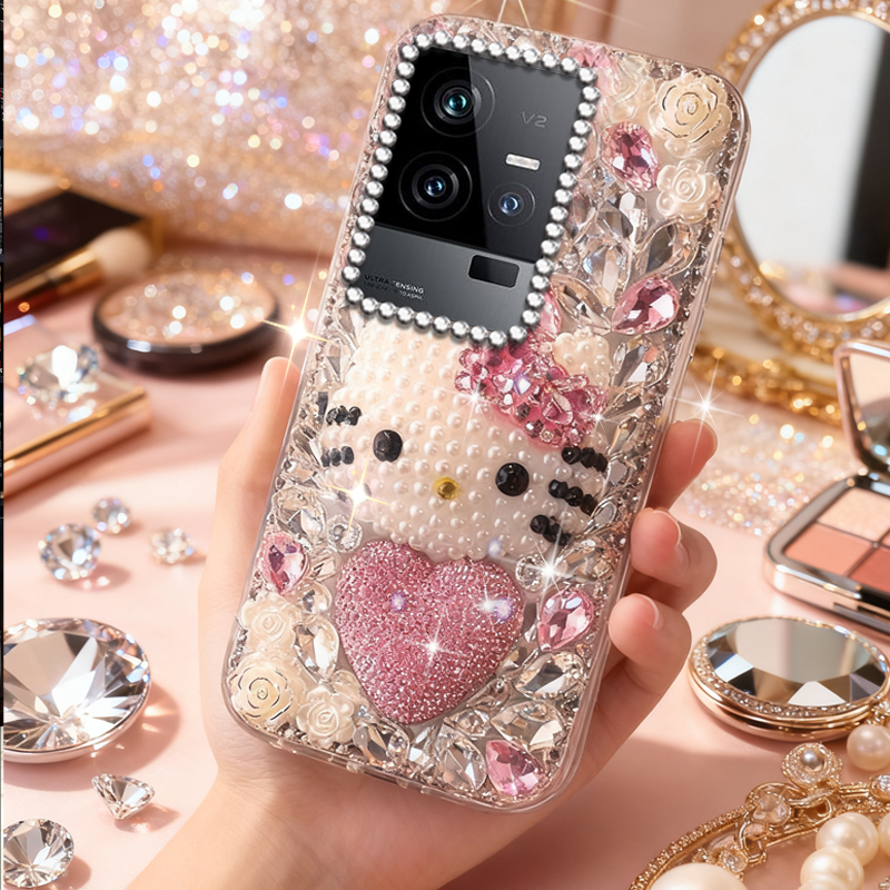 高端奢华镶钻手机壳，不掉钻，不发黄
