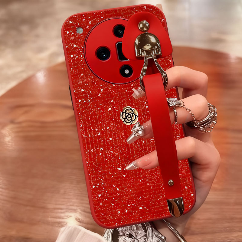 2026新款，磨砂光闪皮，带腕带更方便