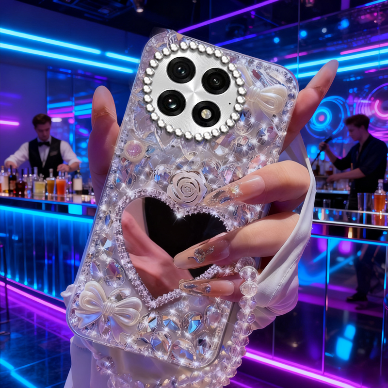 高端奢华镶钻手机壳，不掉钻，不发黄