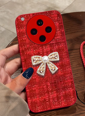 红色喜庆布艺适用OPPOFindX8S手机壳全包A32春节Ace2过年7秋冬8S+防摔3本命年Ace外壳9/2026年2小香风