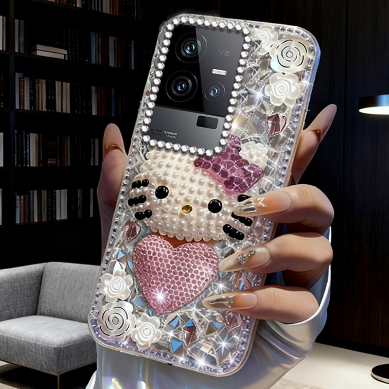 高端奢华镶钻手机壳，不掉钻，不发黄
