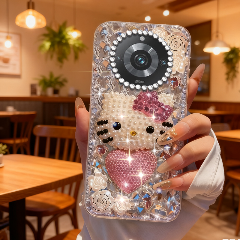高端奢华镶钻手机壳，不掉钻，不发黄