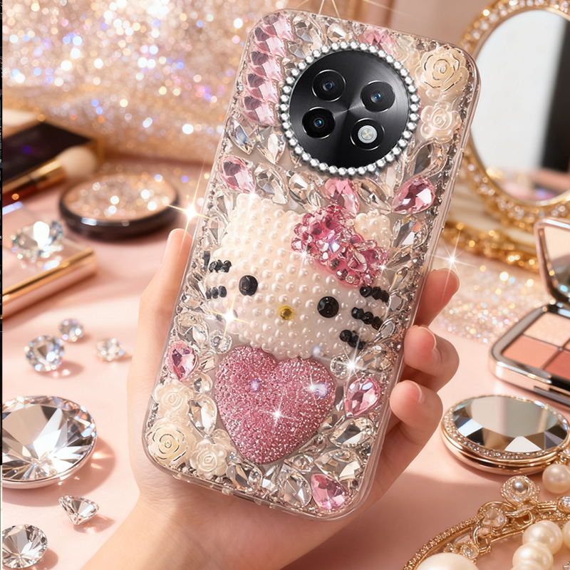 高端奢华镶钻手机壳，不掉钻，不发黄