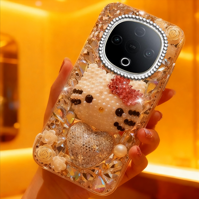 高端奢华镶钻手机壳，不掉钻，不发黄
