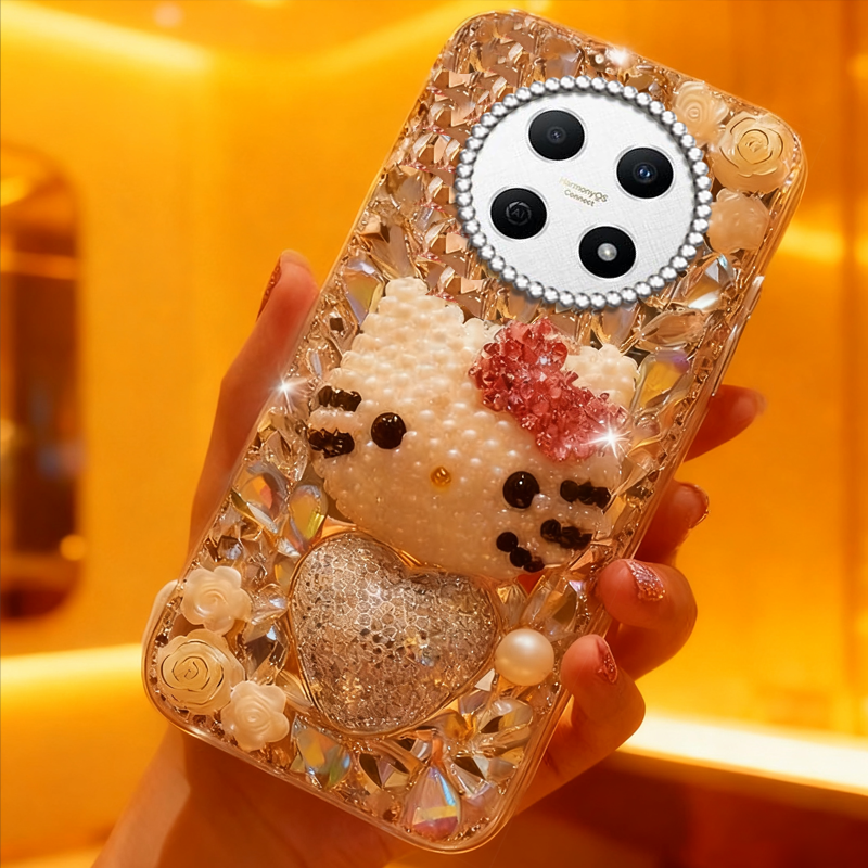高端奢华镶钻手机壳，不掉钻，不发黄