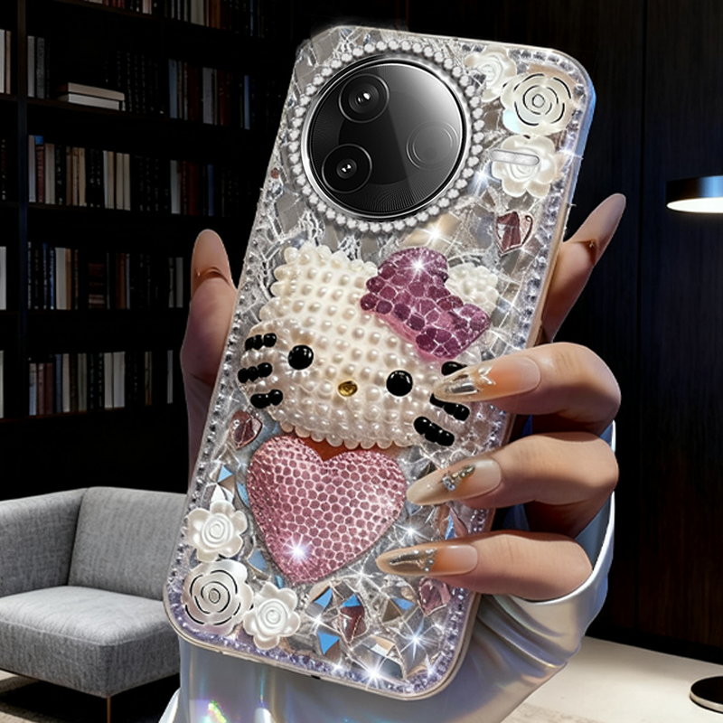 高端奢华镶钻手机壳，不掉钻，不发黄