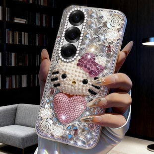 M51高级感M21保护套 5G水钻S24新品 高端满钻奢华适用三星GalaxyZFold6手机壳防摔M20新款 M10全包M55镶钻M14