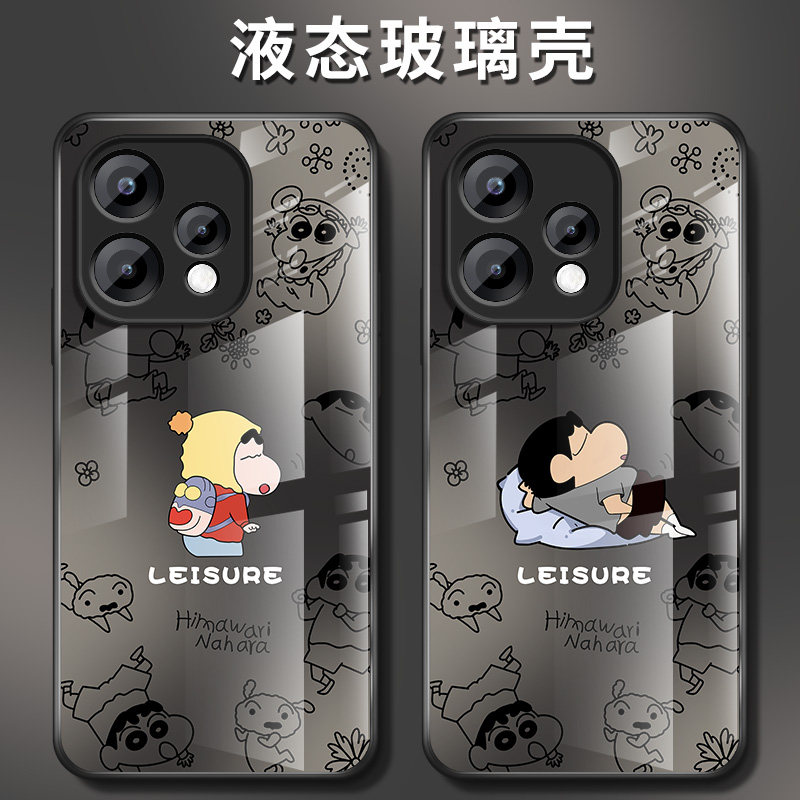 适用oppoReno15c手机壳保护套reno15c卡通蜡笔小新创意外壳PMD110高级个性新款OPPO全包防摔软壳男款玻璃硬壳,3C数码配件,手机保护套/壳,淘宝优惠券,粉丝福利购,淘宝优惠卷