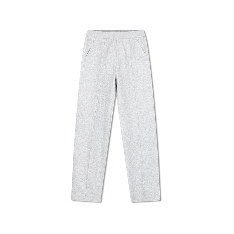 361运动裤2025秋冬女子弯刀裤宽松针织长裤直筒休闲裤遮肚运动裤