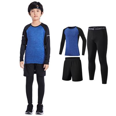 长袖儿童紧身衣速干衣