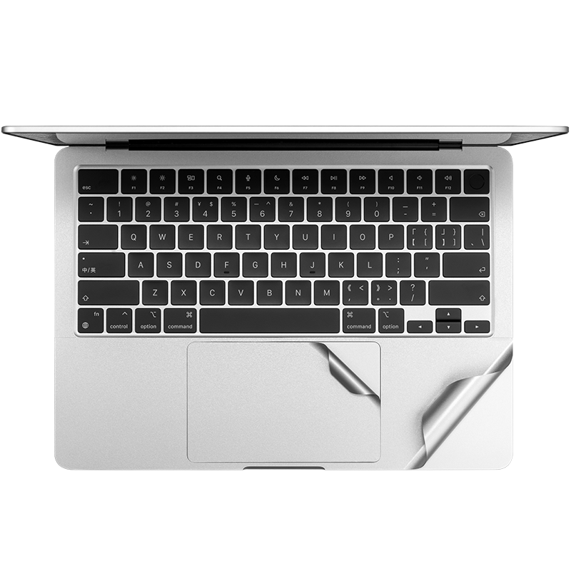 苹果笔记本电脑macbookpro贴膜air15手腕贴纸13.3保护膜mac16英寸超薄M3外壳14适用于M2M1护腕磨砂防刮防热