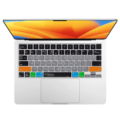 适用苹果macbook键盘膜电脑air13.6寸mac13.3笔记本pro13超薄os功能快捷键16保护15配件M2m3软硅胶m1全覆盖