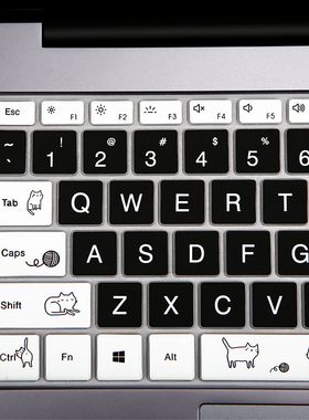 适用华为matebook14键盘膜x电脑pro13保护mate电脑e荣耀d15.6防尘magicbook15可d15爱14s卡通book16.1贴膜13s