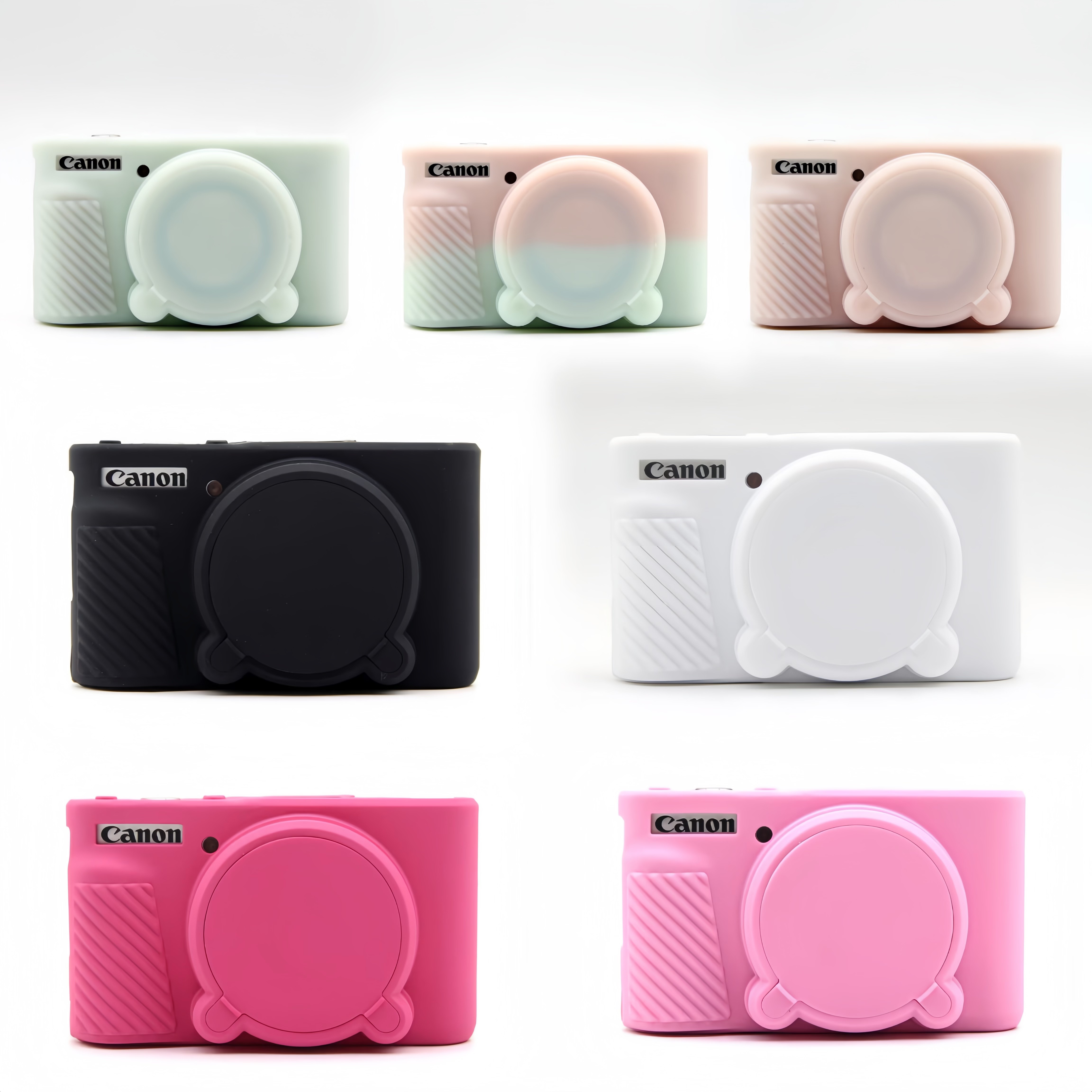 适用于佳能SX740保护套SX730hs日韩风轻便硅胶软壳防摔