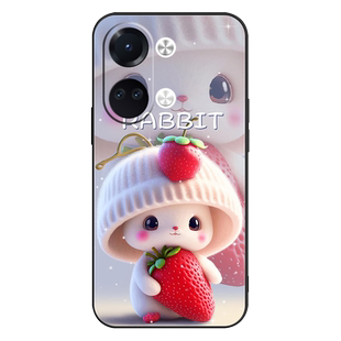 适用一加ACE2V手机壳1+ace2v保护套oneplusace二v防摔5G版全包软超薄情侣网红男液态硅胶女新款卡通萌兔定制