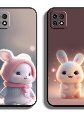 适用oppoA53手机壳oppo A59S保护套A52防摔A54全包软超薄情侣卡通网红男液态硅胶女个性创意简约新萌兔兔定制
