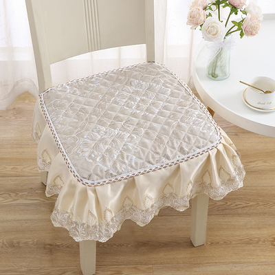 四季通用带绑带办公室椅子坐垫简约客厅餐椅垫防滑座垫垫凳子垫子